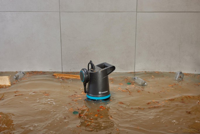 Gardena - Dirty Water Submersible Pump 20000 BASIC - 20,000 l/h - with Float Switch
