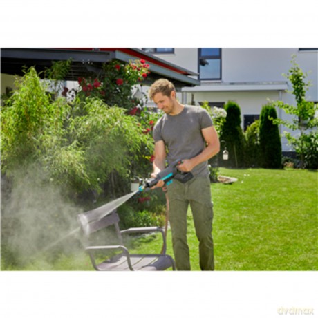 Gardena - GARDENA Battery Medium-Pressure Washer AquaClean 24/18V P4A Ready-To-Use Set