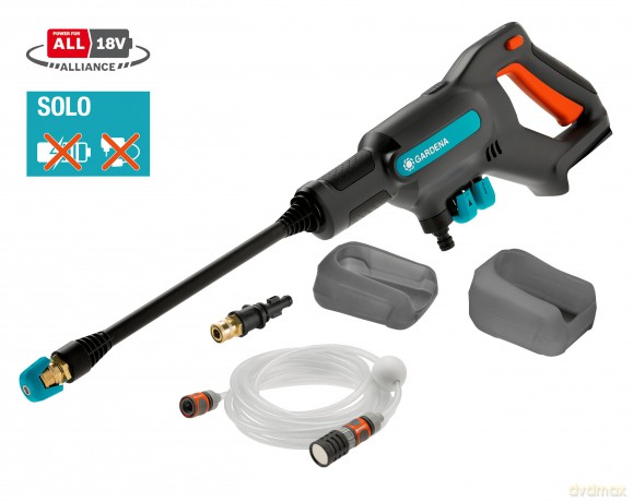 Gardena - GARDENA Battery Medium-Pressure Washer AquaClean 24/18V P4A solo