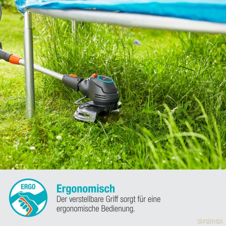Gardena - GARDENA Battery Trimmer ComfortCut Li-18/23 Ready-To-Use Set