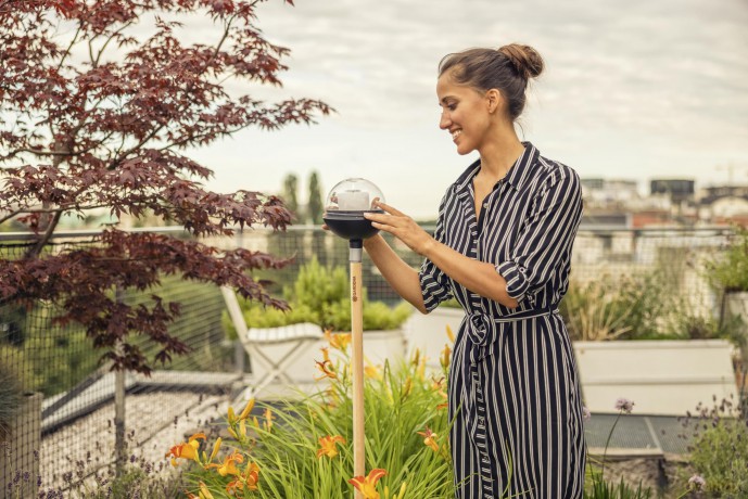 Gardena - GARDENA ClickUp! WindLight - Candles up to 6 cm in diameter and 8 cm in height