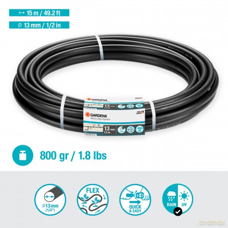 Gardena - GARDENA Connecting Pipe Flex 13 mm (1/2) - 15 m
