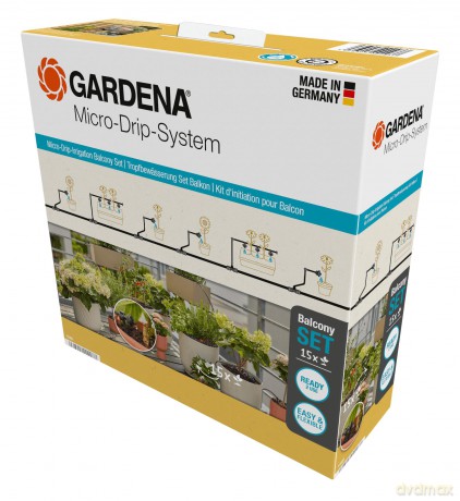 Gardena - GARDENA Micro-Drip-Irrigation Balcony Set â(15 plants)â - 15 plants