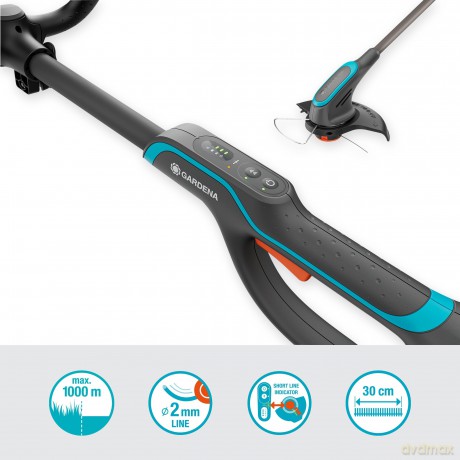 Gardena - PowerTrim 30 18V Grass Trimmer Set - 4.0 Ah