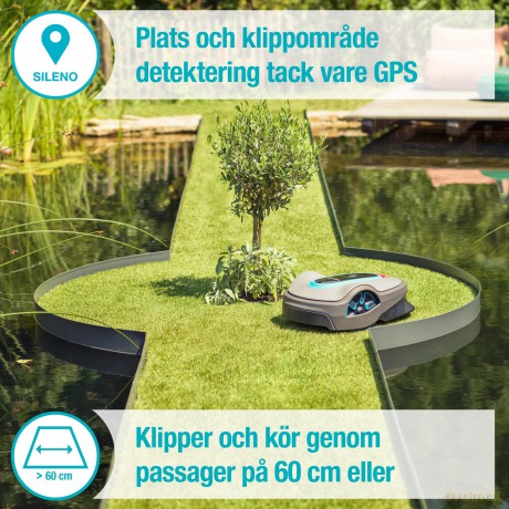 Gardena - Robotic Lawnmower Sileno City 500 Smart Lona