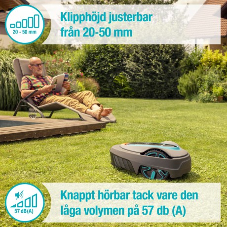 Gardena - Robotic Lawnmower Sileno City 500 Smart Lona