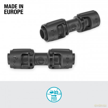Gardena Connector 13 mm (1/2) - Easy Micro-Drip Pipe Connection