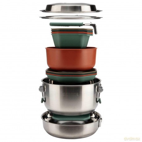 Gerber ComplEAT cooking set, 16 pieces. ComplEAT Cook Set,4L,Box,0/1 [SPORT]