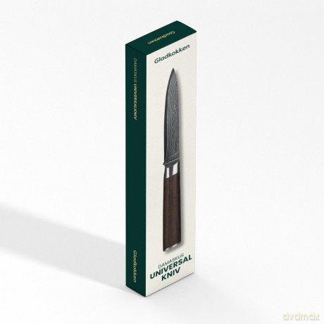 Gladkokken - Damascus utility knife - 13 cm