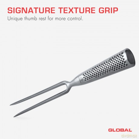 Global - Carving fork fully forged straight - 17 cm