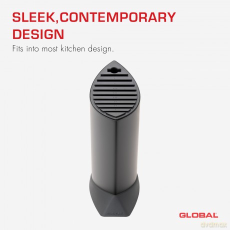 Global - Knife Block - Black 9+1