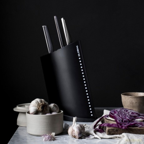 Global - Knife Block - Black 9+1