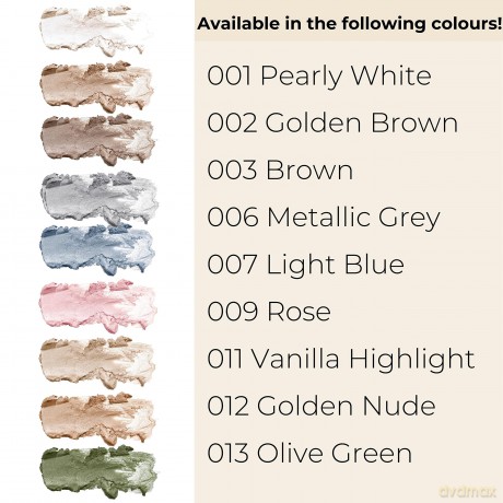 GOSH Copenhagen - Mineral Waterproof Eye Shadow - 006 Metallic Grey