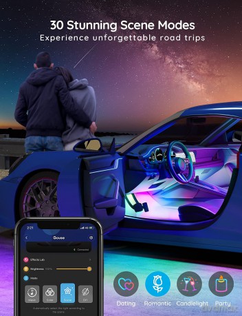 Govee - RGBIC Interior Car Lights