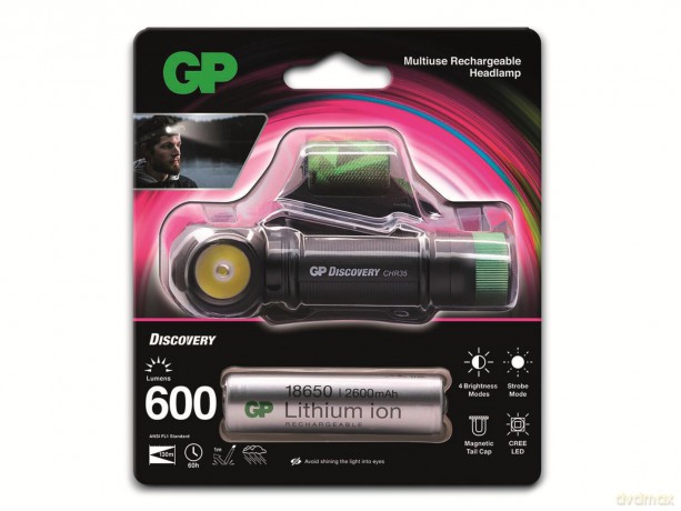 GP - Discovery Power Headlamp 600LM LI-ION (455025) [SPORT]