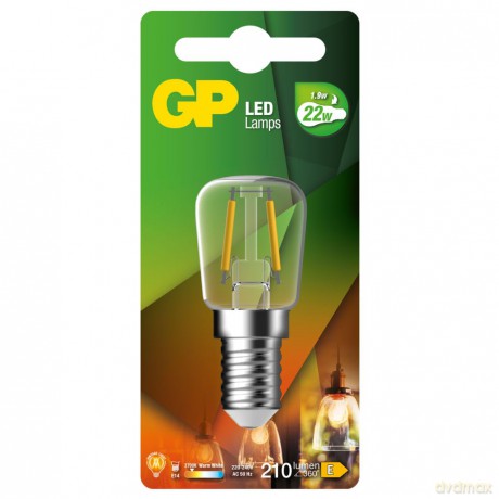 GP - LED Lamp Filament, T25, E14, 1.9W (22W), 210lm