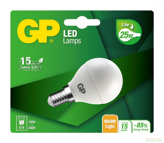 GP - LED Lamp Mini Globe, E14, 3.5W (25W), 250lm
