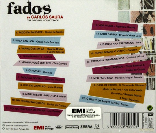 Fados By Carlos Saura [CD]