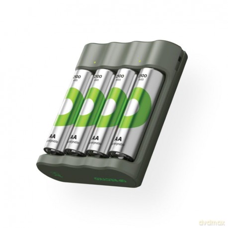 GP - ReCyko Everyday Battery Charger, B441 (USB), incl. 4 x AA 2100 mAh Batteries