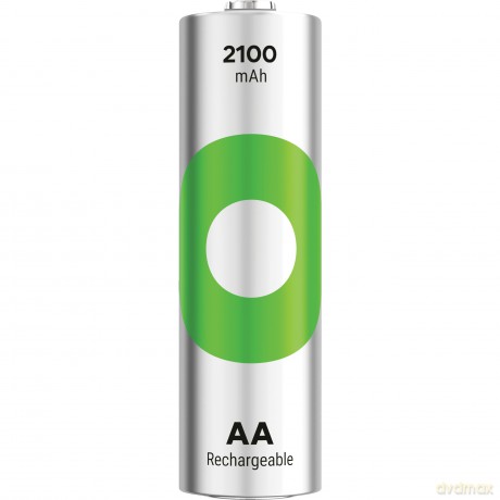 GP - ReCyko Rechargeable Battery, Size AA, 2100 mAh, 4-pack