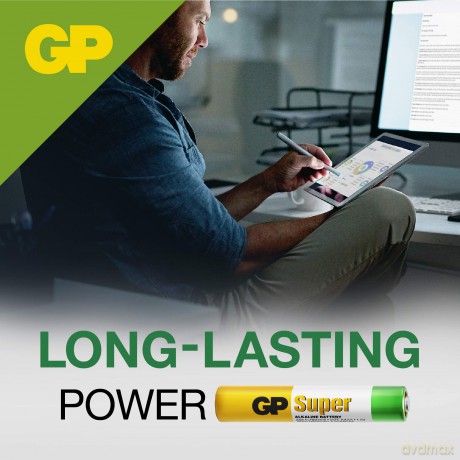 GP - Super Alkaline Battery, Size AAAA, 25A/LR61, 2-pack