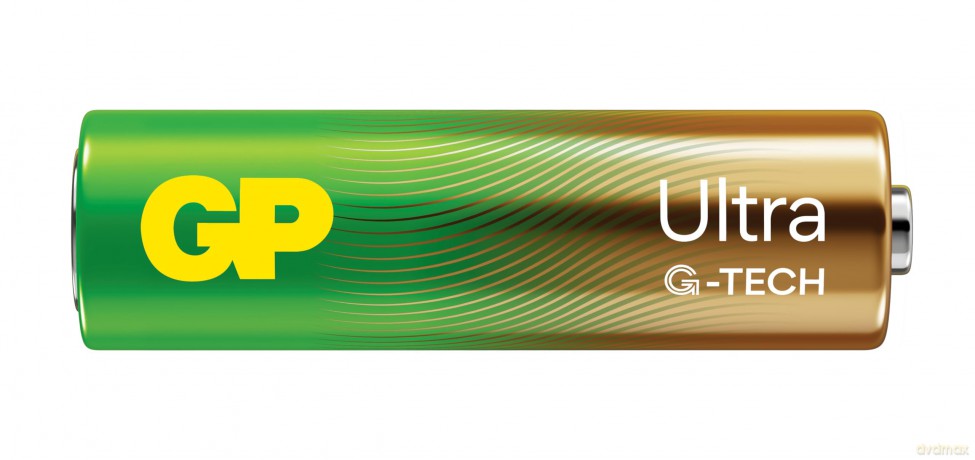 GP - Ultra Alkaline Battery, Size AA, 15AU/LR6, 1.5V, 12-pack