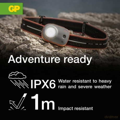 GP - Xplor Rechargeable Headlamp, PHR16, 300 lumens [SPORT]