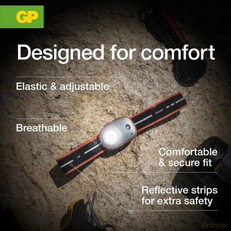 GP - Xplor Rechargeable Headlamp, PHR16, 300 lumens [SPORT]