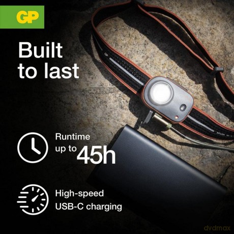 GP - Xplor Rechargeable Headlamp, PHR16, 300 lumens [SPORT]