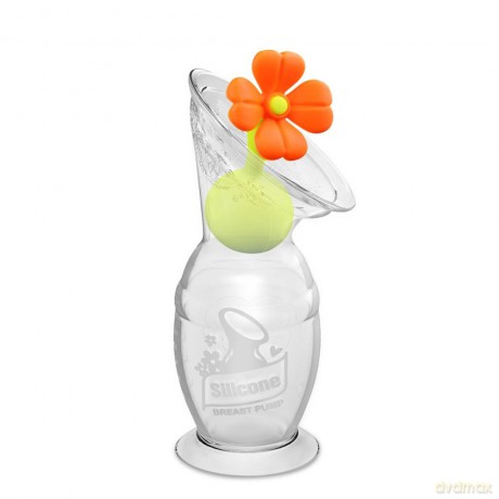 Haakaa - Gen. 2 Silicone Breast Pump & Flower Stopper Set - 100 ml