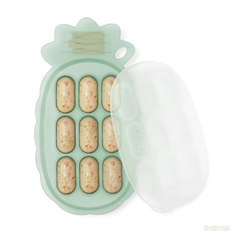 Haakaa - Pineapple Silicone Nibble Tray - Pea Green - 9 x 25ml