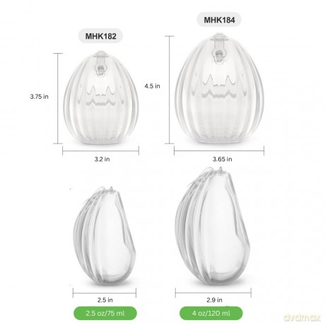 Haakaa - Shell Wearable Silicone Breast Pump - 75 ml