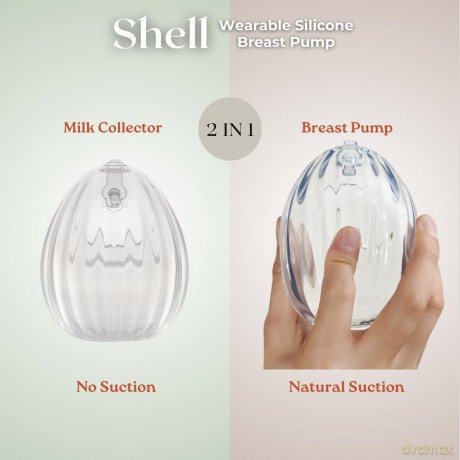 Haakaa - Shell Wearable Silicone Breast Pump - 75 ml