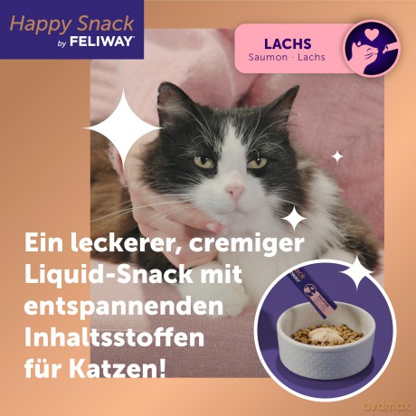 Happy Snack by Feliway - Salmon - 24x15g
