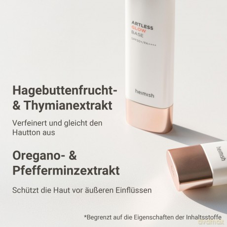 Heimish - Artless Glow Base SPF50+ PA+++ - 40 ml