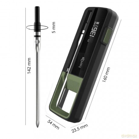 HerQs - Double Max Grill/Airfryer Thermometer