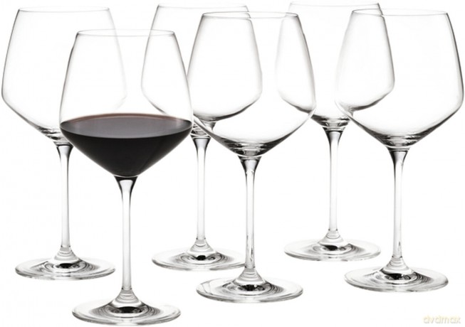 Holmegaard - Perfection Burgundy Glass 59 cl - 6 pcs.