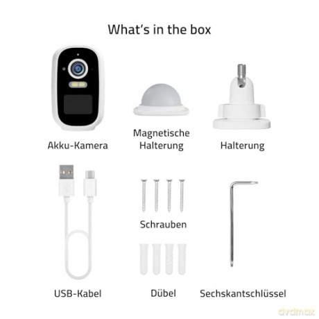 Hombli - Smart Battery Cam, White