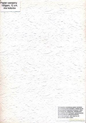 Papier Czerpany A4 P_001 150gsm Mix Kolorów [SZKOŁA]
