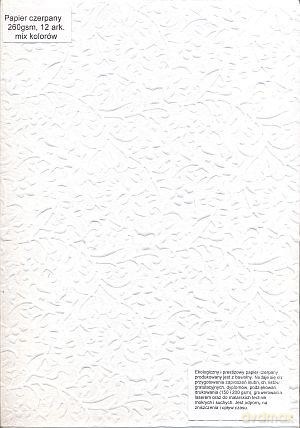 Papier Czerpany A4 P_003 260gsm Mix Kolorów [SZKOŁA]
