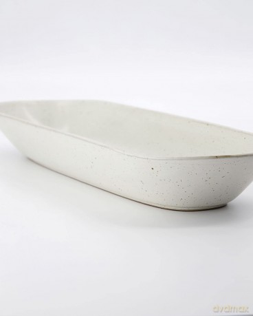 House Doctor - Serving dish, HDPion - Grey/White - small - l: 35 cm, w: 11.5 cm, h: 4.5 cm