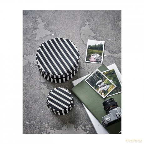 House Doctor - Storage, HDTopp, Black/Off-white - Black/Off-white