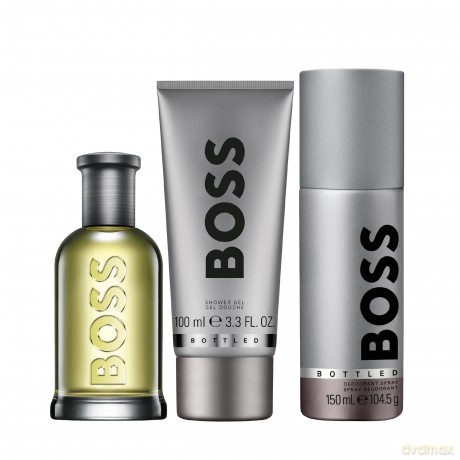 Hugo Boss - Boss Bottled EDT 100 ml + Deo Spray + Showergel - Giftset
