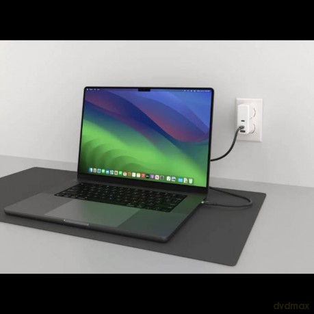Hyper - 1M Silicone 240W USB-C Charging Cable - Black