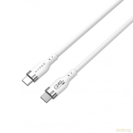 Hyper - 1M Silicone 240W USB-C Charging Cable - White
