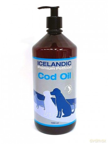 IcelandPet - Cod oil - 1.000 ml - (i026)