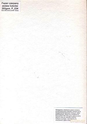 Papier Czerpany A4 P_034 260gsm Mix 4 [SZKOŁA]