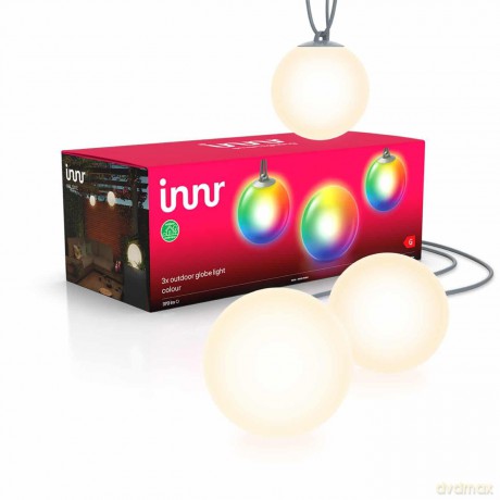 Innr - Smart Outdoor Globe Light - 3 Globes - Zigbee