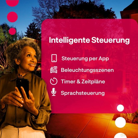 Innr - Smart Outdoor Globe Light - 3 Globes - Zigbee