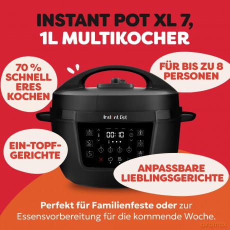 Instant - Pot XL Multicooker Rio 7L - 1200W